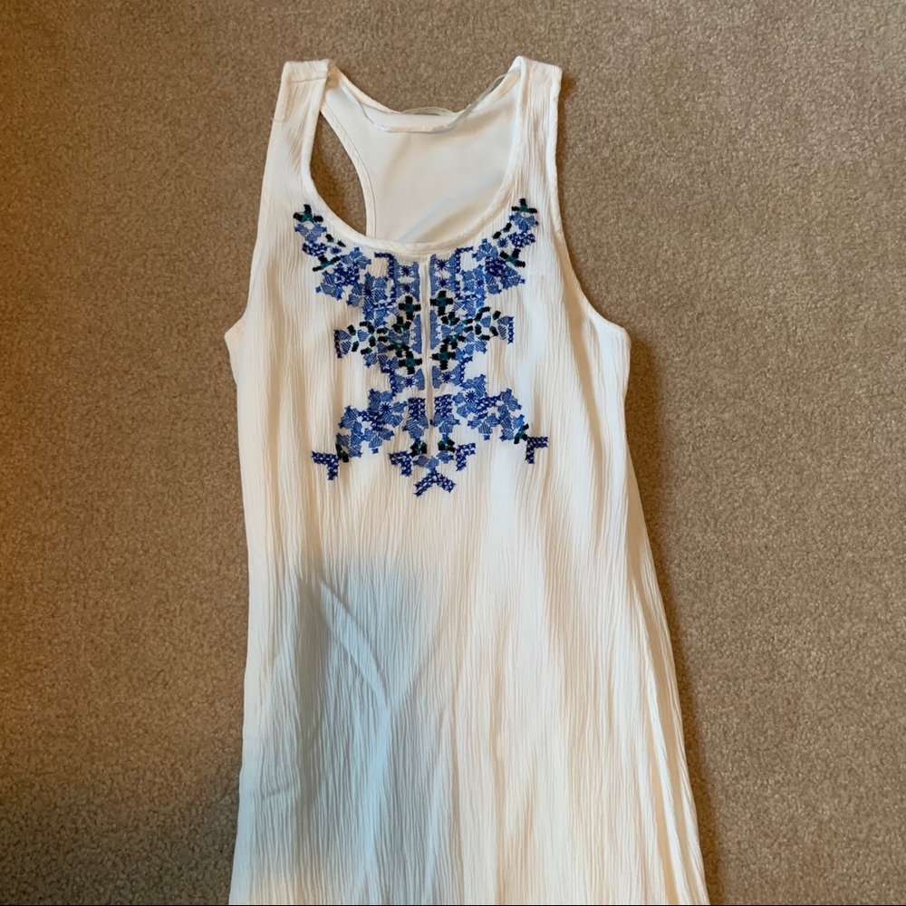 White flowy beach dress- worn once